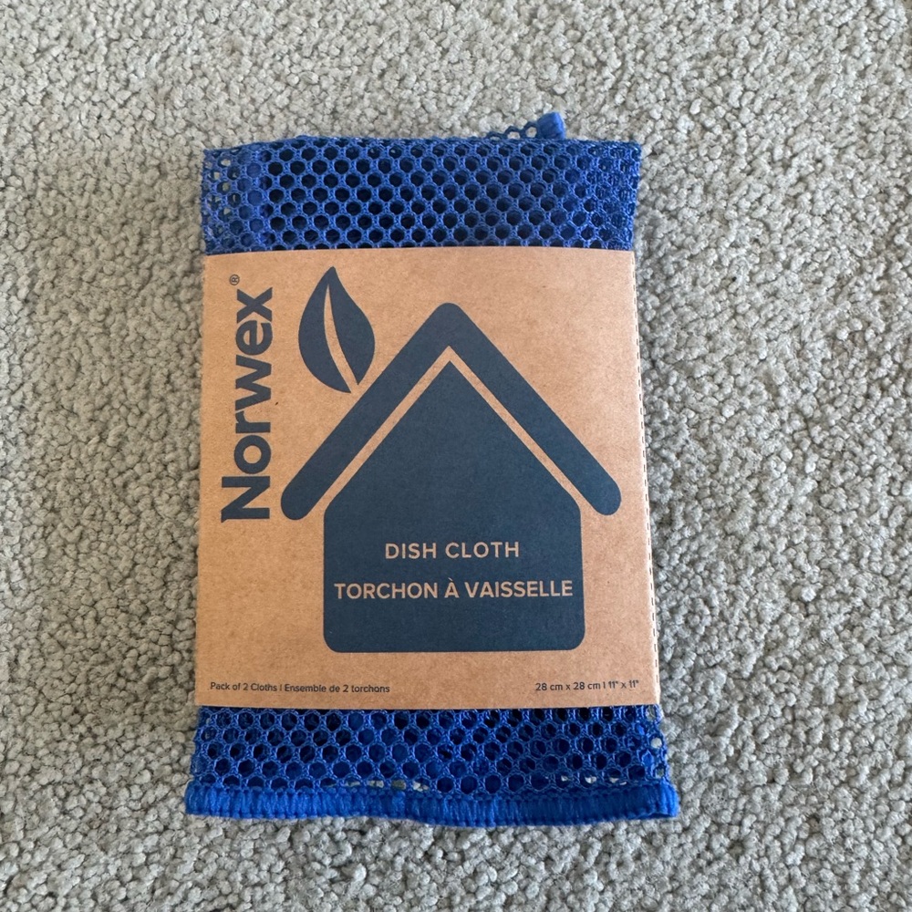 NORWEX Netted Scrubbing Dish Cloth (1) NEW in Package